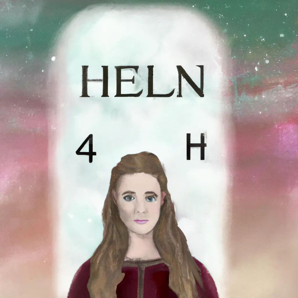 Ilustracao numerologia do nome hellen