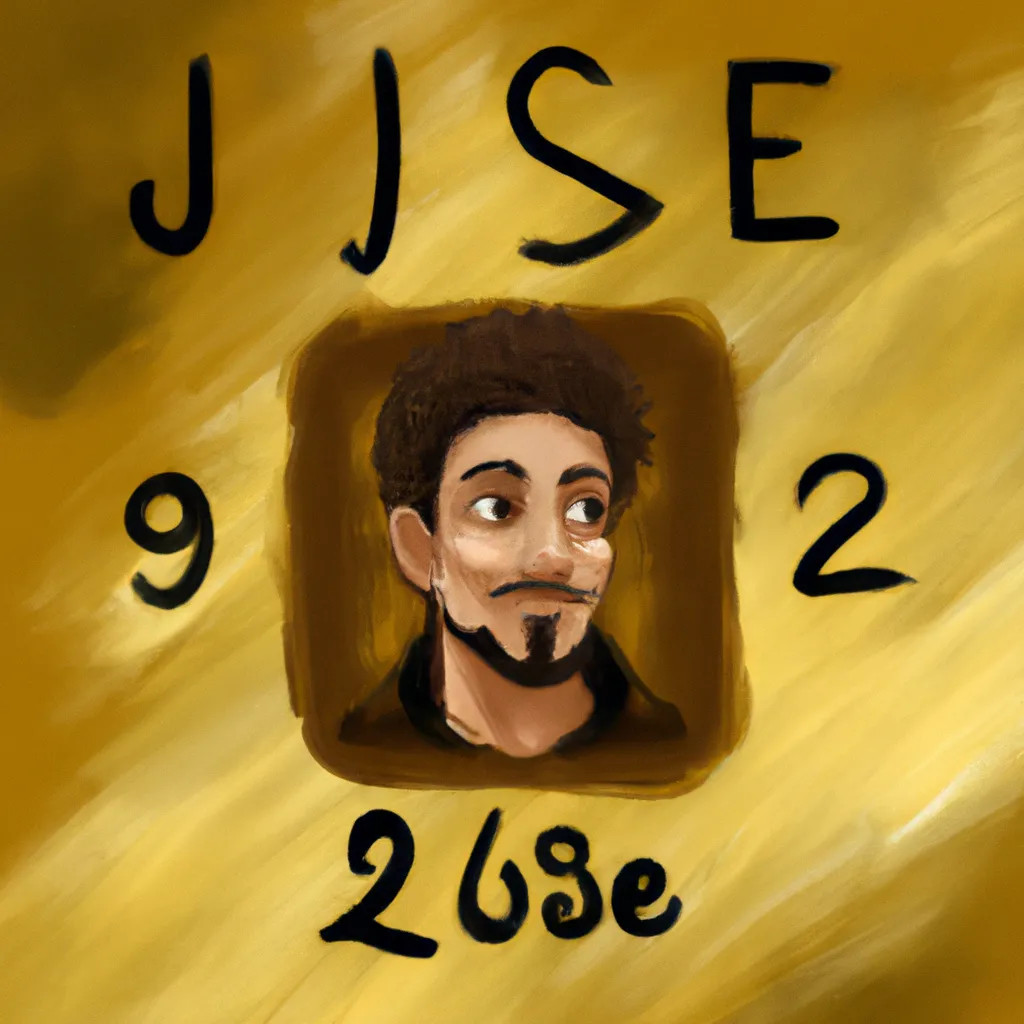 Ilustracao numerologia do nome jose