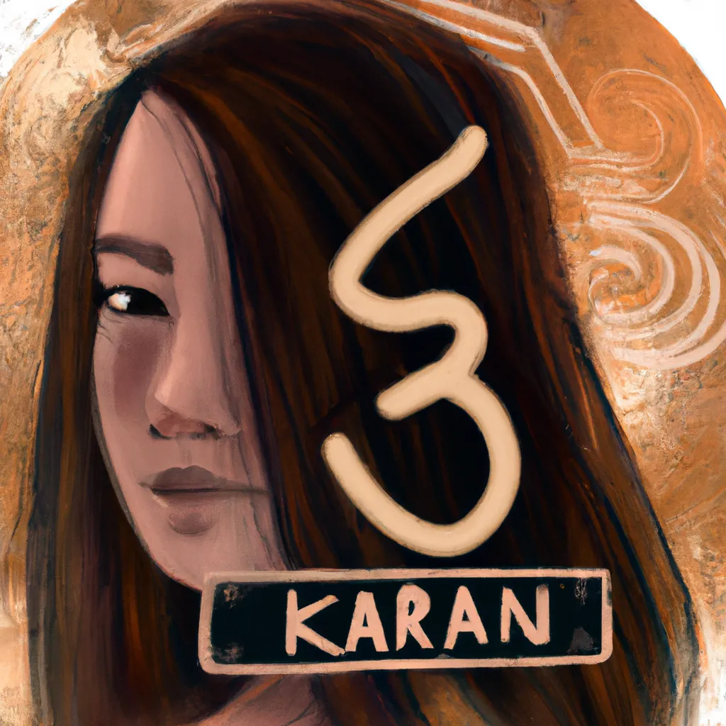 Descubra o Significado da Numerologia do Nome Karen! 7 Ilustracao numerologia do nome karen