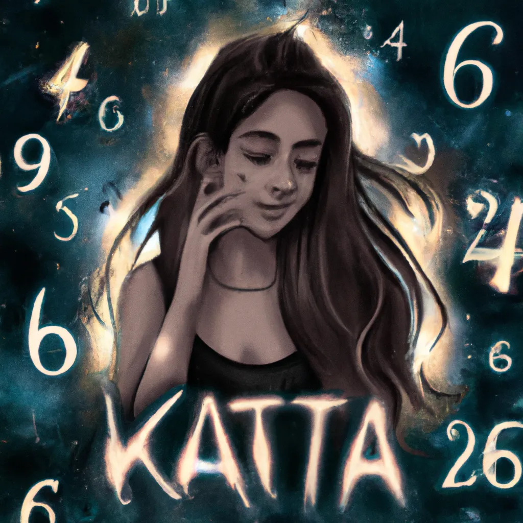 Ilustracao numerologia do nome katia