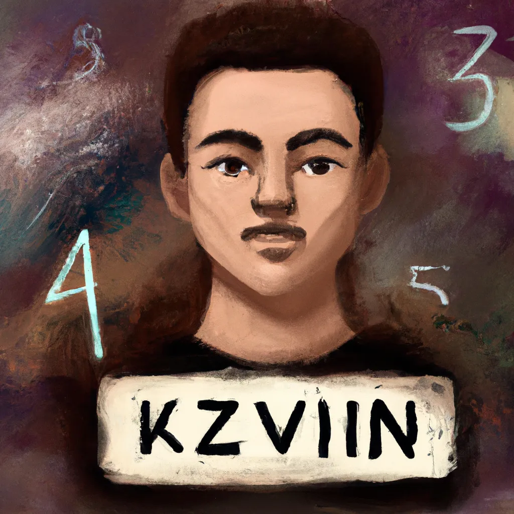 Ilustracao numerologia do nome kelvin