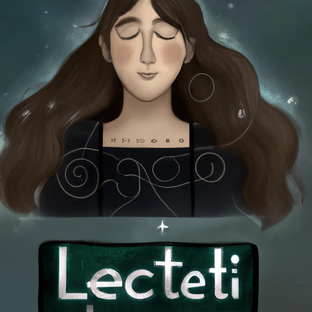 Ilustracao numerologia do nome leticia