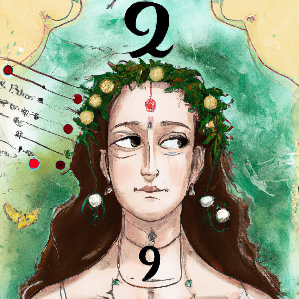 Ilustracao numerologia do nome marcia