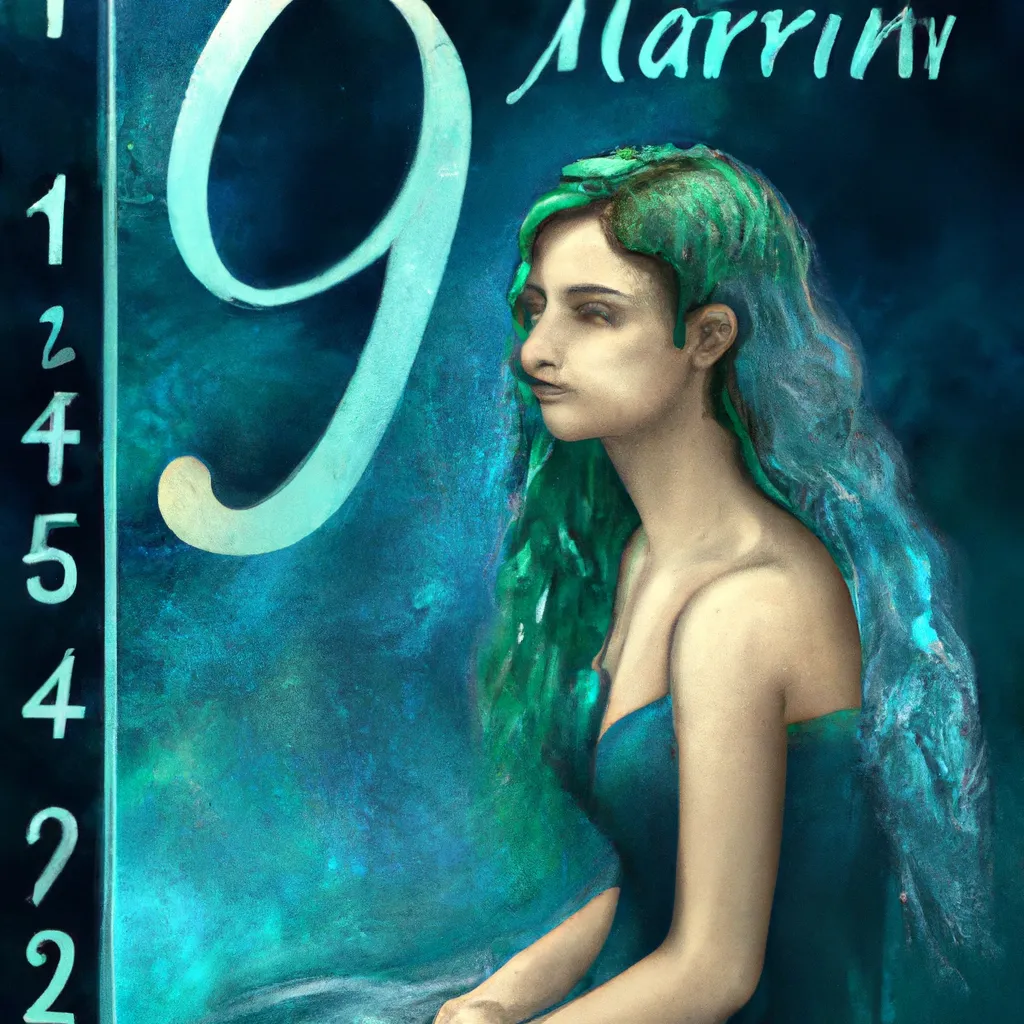 Ilustracao numerologia do nome marina