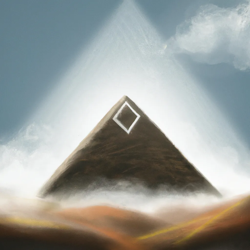 Ilustracao numerologia do nome piramide