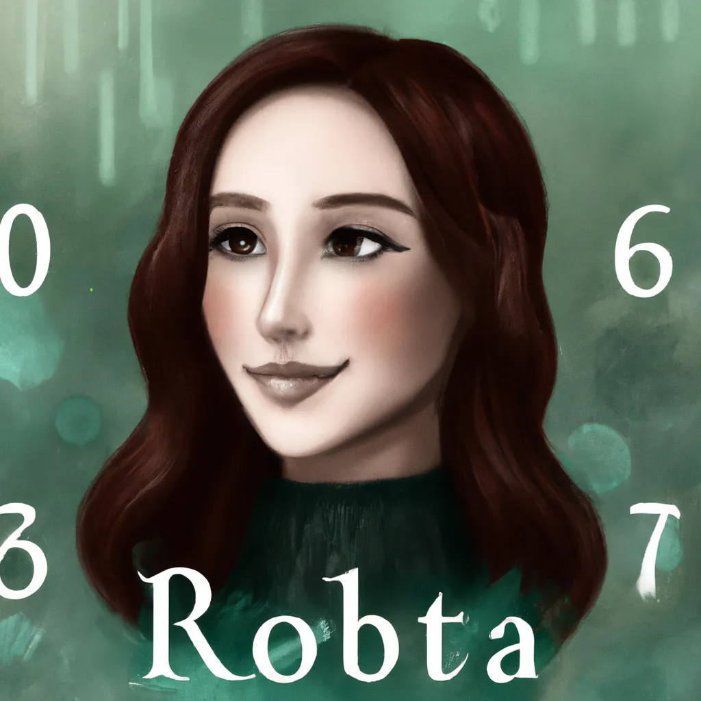 Ilustracao numerologia do nome roberta