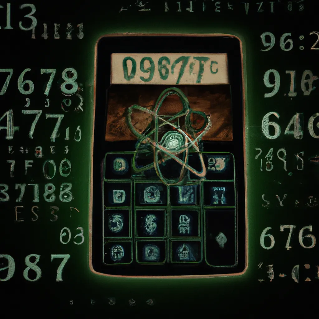 Ilustracao numerologia empresarial calculadora