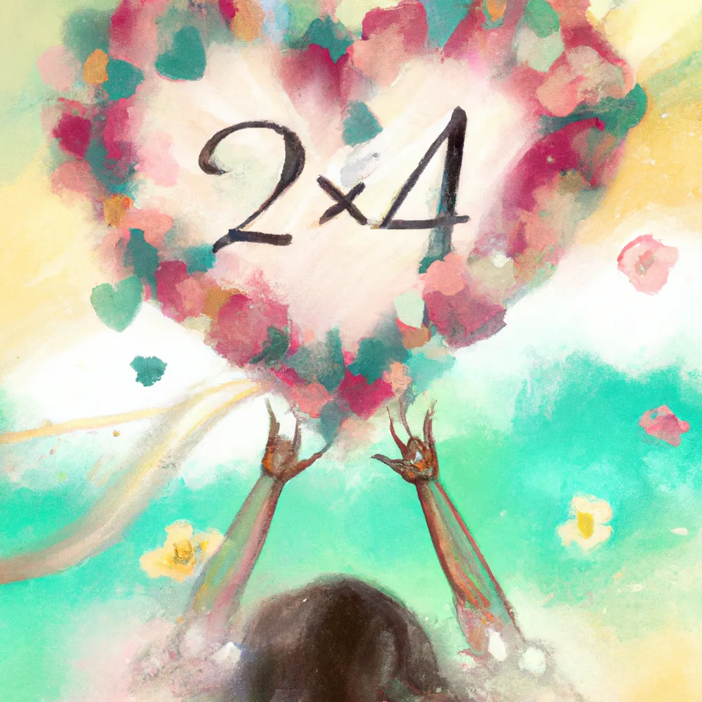 Ilustracao numerologia gratis do amor
