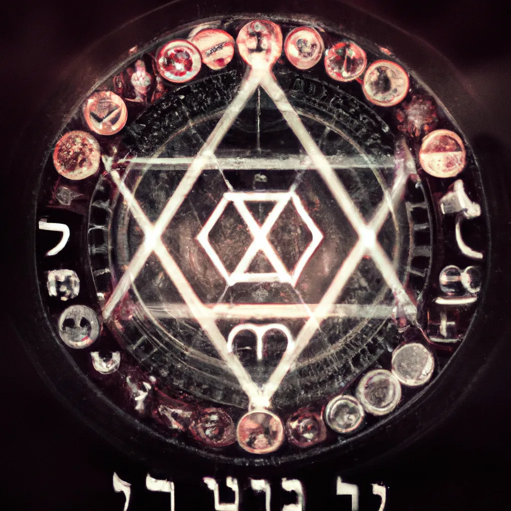Ilustracao numerologia judaica calcular