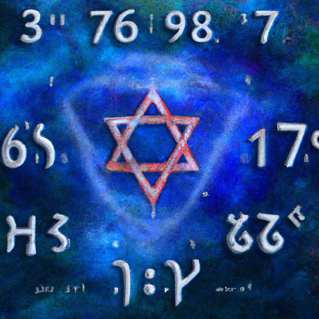 Ilustracao numerologia kabbalah