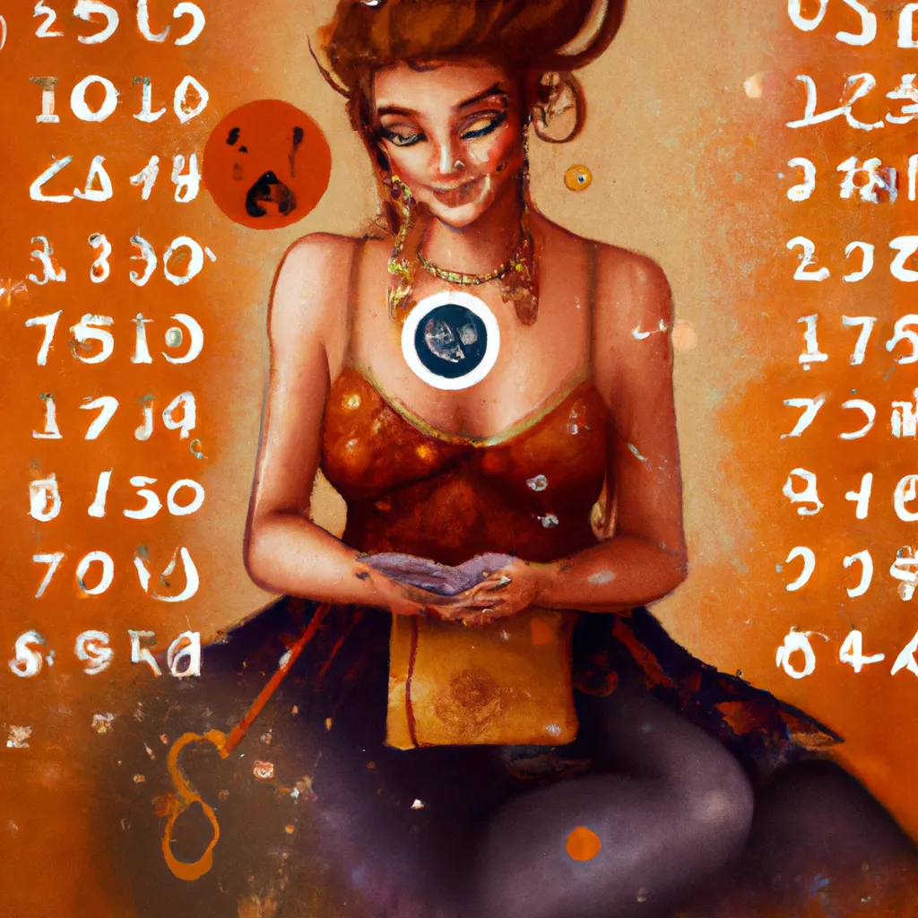 Ilustracao numerologia lei da atracao