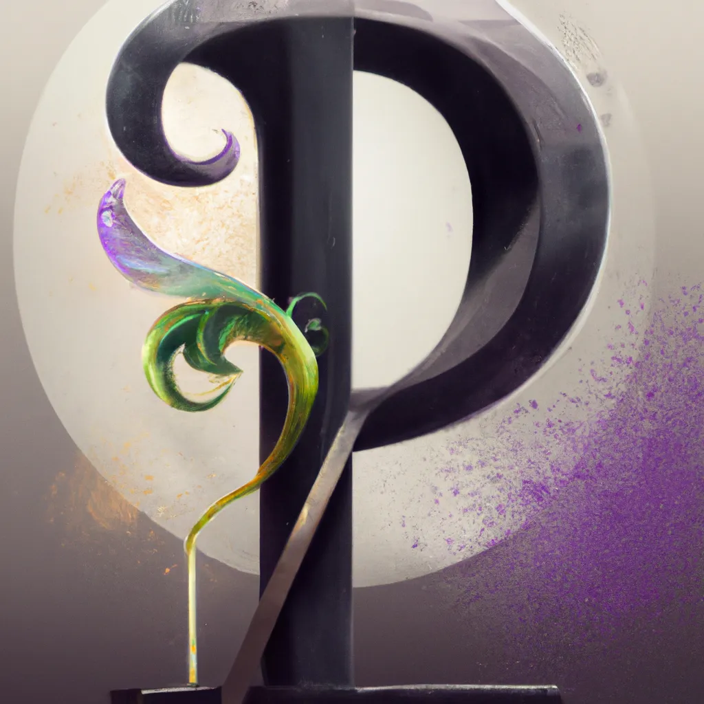 Ilustracao numerologia letra p