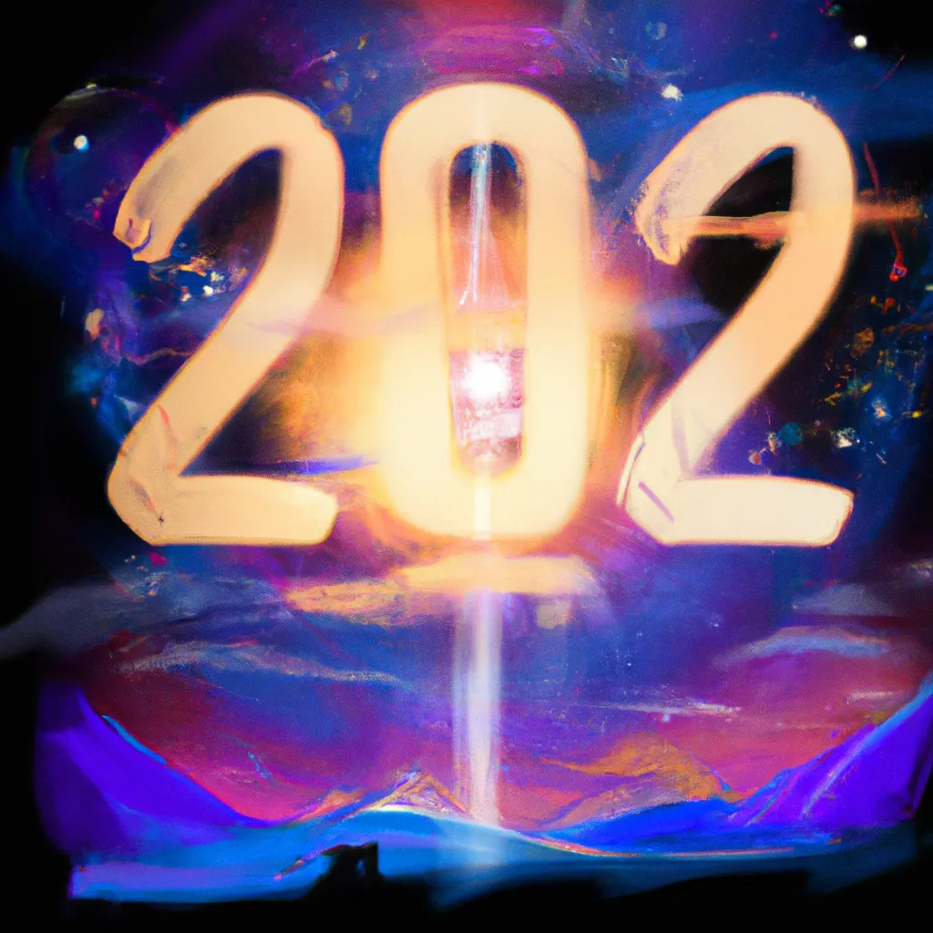 Ilustracao numerologia para 2023