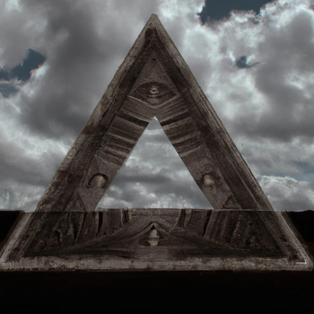 Ilustracao numerologia piramide invertida