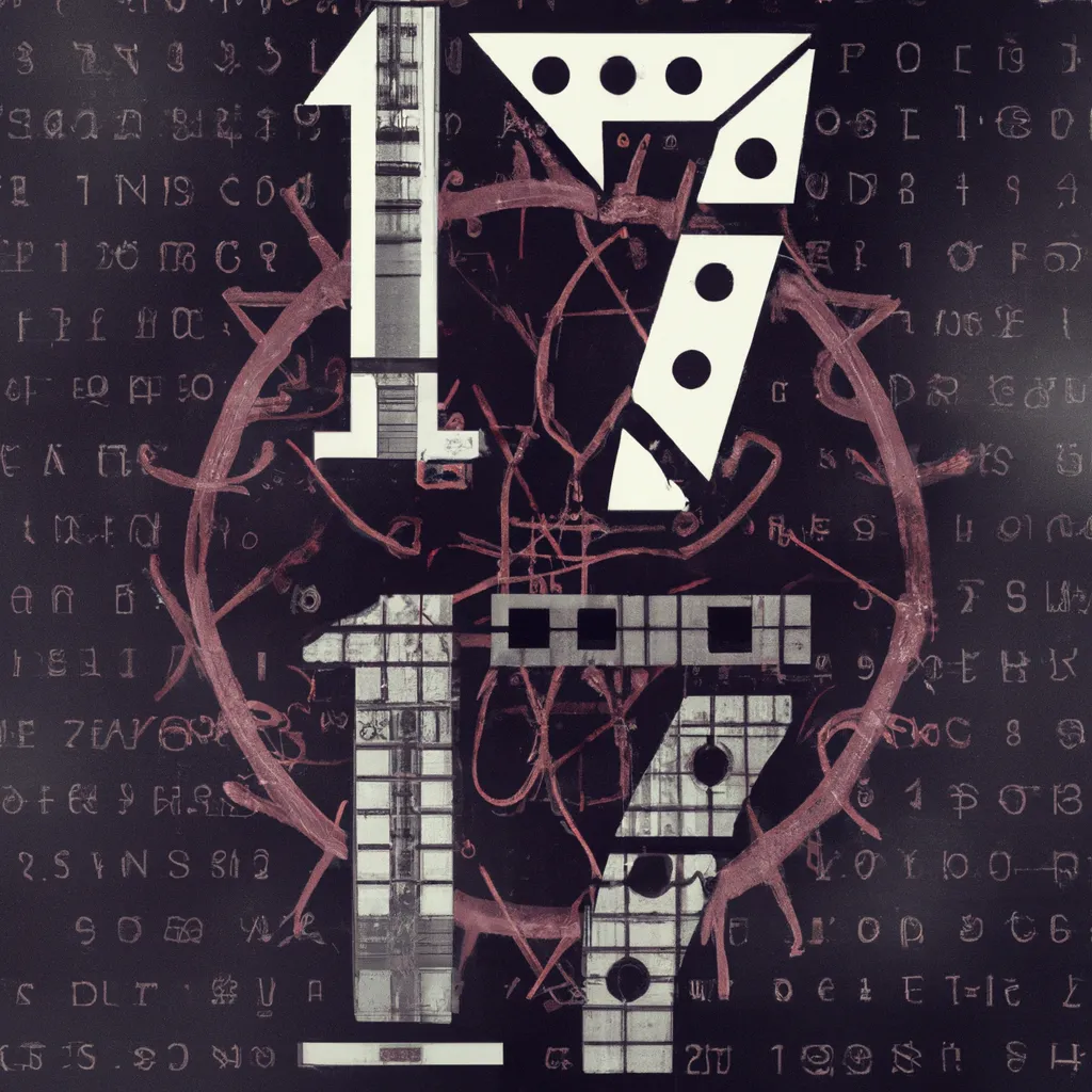 Ilustracao numerologia significado dos numeros