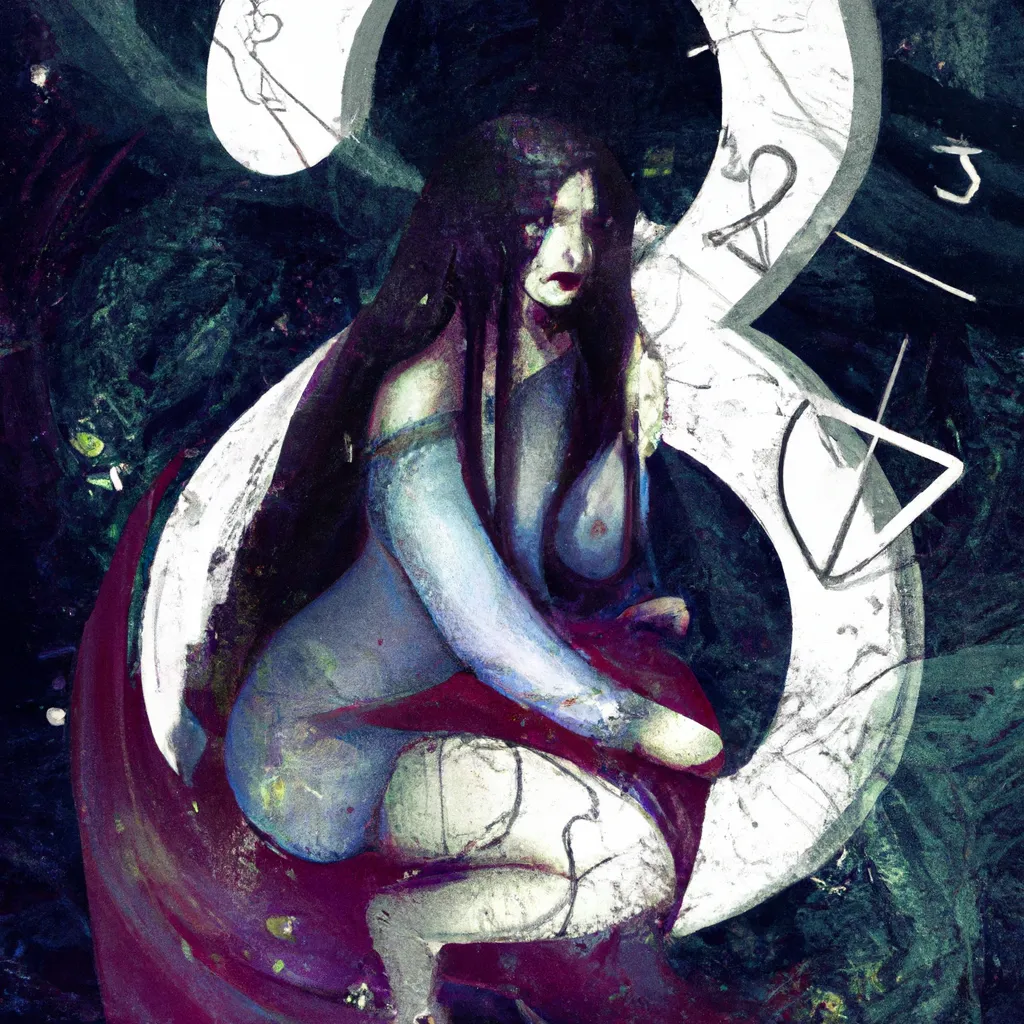 Ilustracao numerologia wicca
