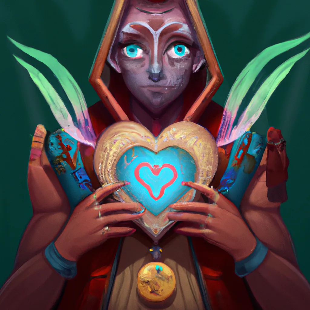 Descubra o Seu Oráculo Coração Xamânico e Transforme a Sua Vida! 7 Ilustracao oraculo coracao