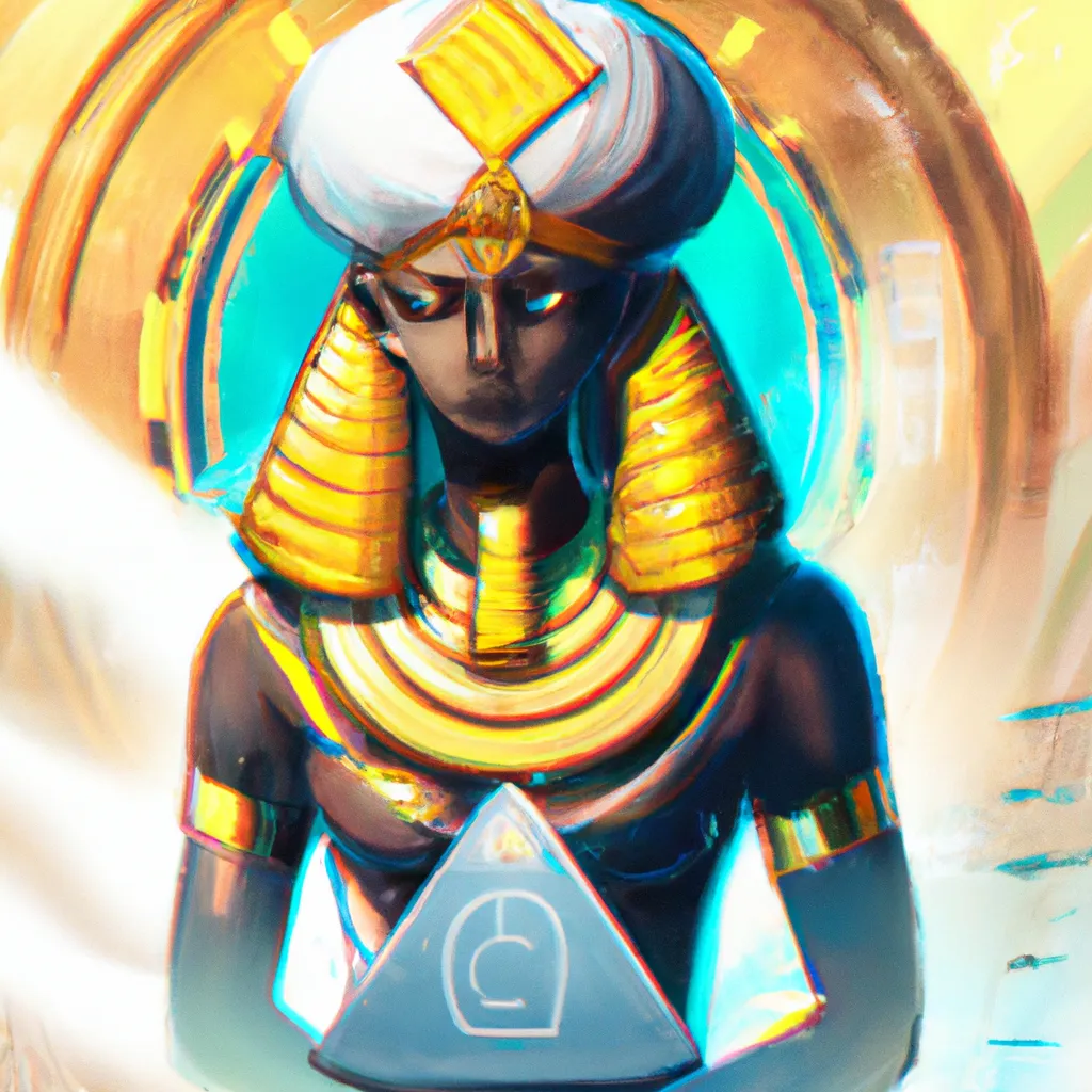 Ilustracao oraculo egipcio