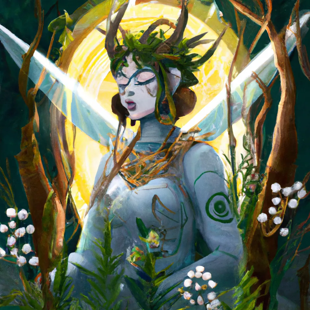 Ilustracao oraculo jardim dos anjos