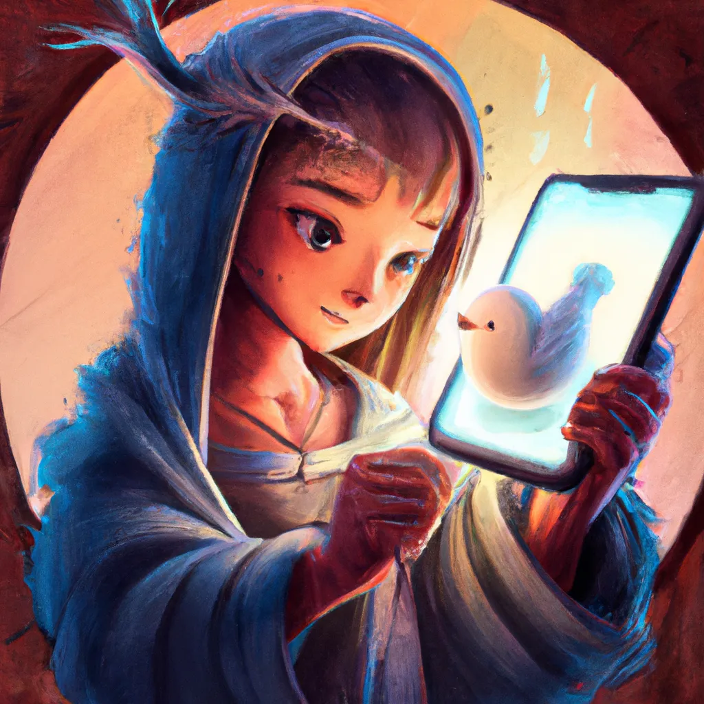 Ilustracao oraculo twitter