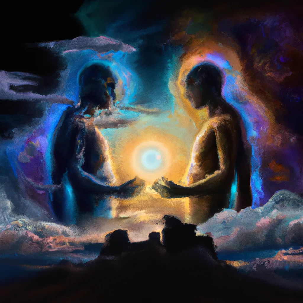 Ilustracao reencarnacao vidas passadas alma gemea