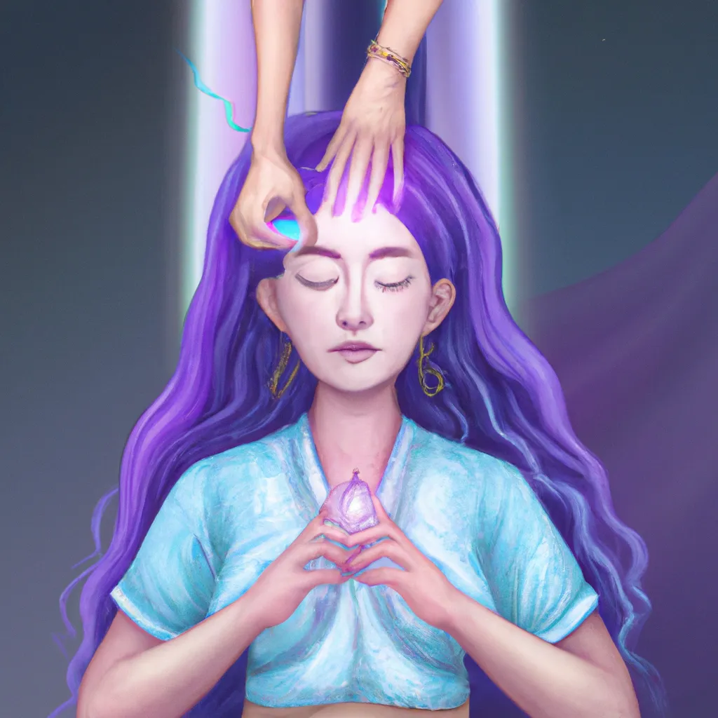 Descubra os Benefícios da Auto Aplicação de Reiki para sua Saúde e Bem-Estar! 7 Ilustracao reiki auto aplicacao
