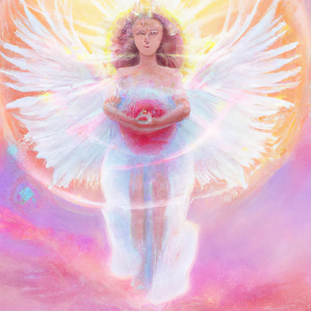 Ilustracao reiki dos anjos