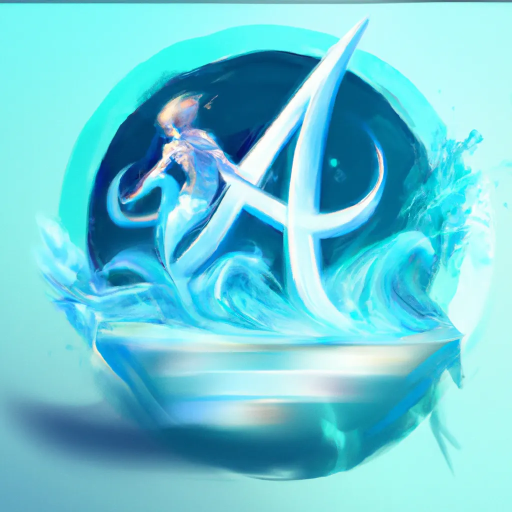 Ilustracao signo aquario