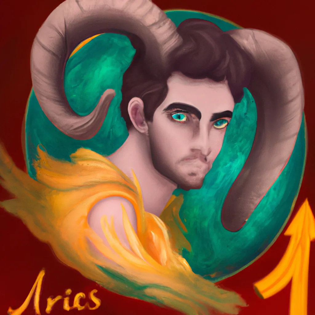 Ilustracao signo aries hoje