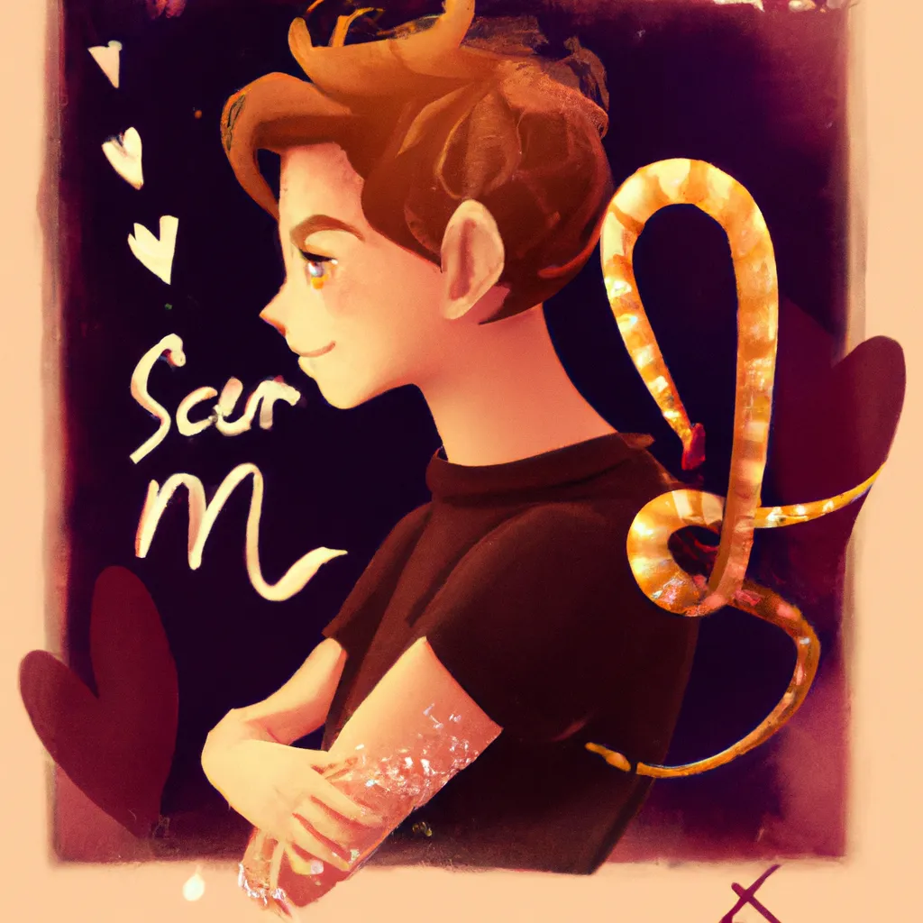 Ilustracao signo escorpiao no amor