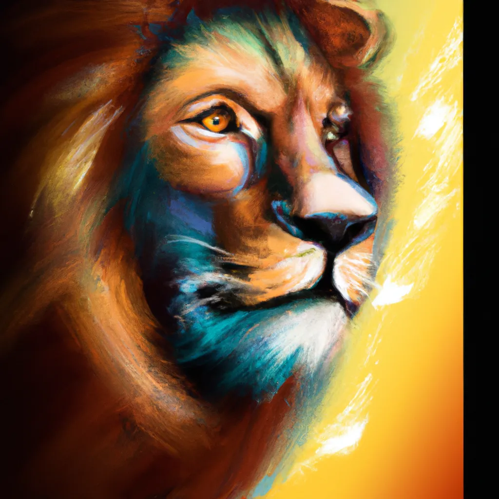 Ilustracao signo leao hoje