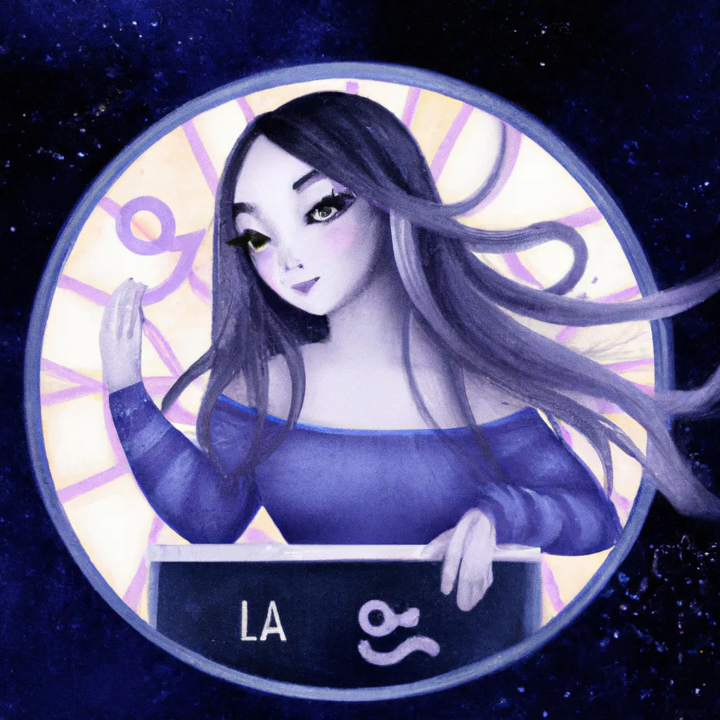 Ilustracao signo oposto de libra