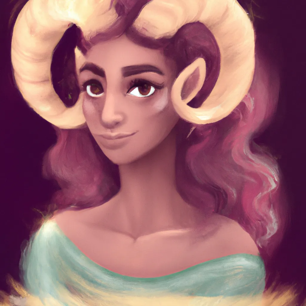 Ilustracao signo que combina com aries