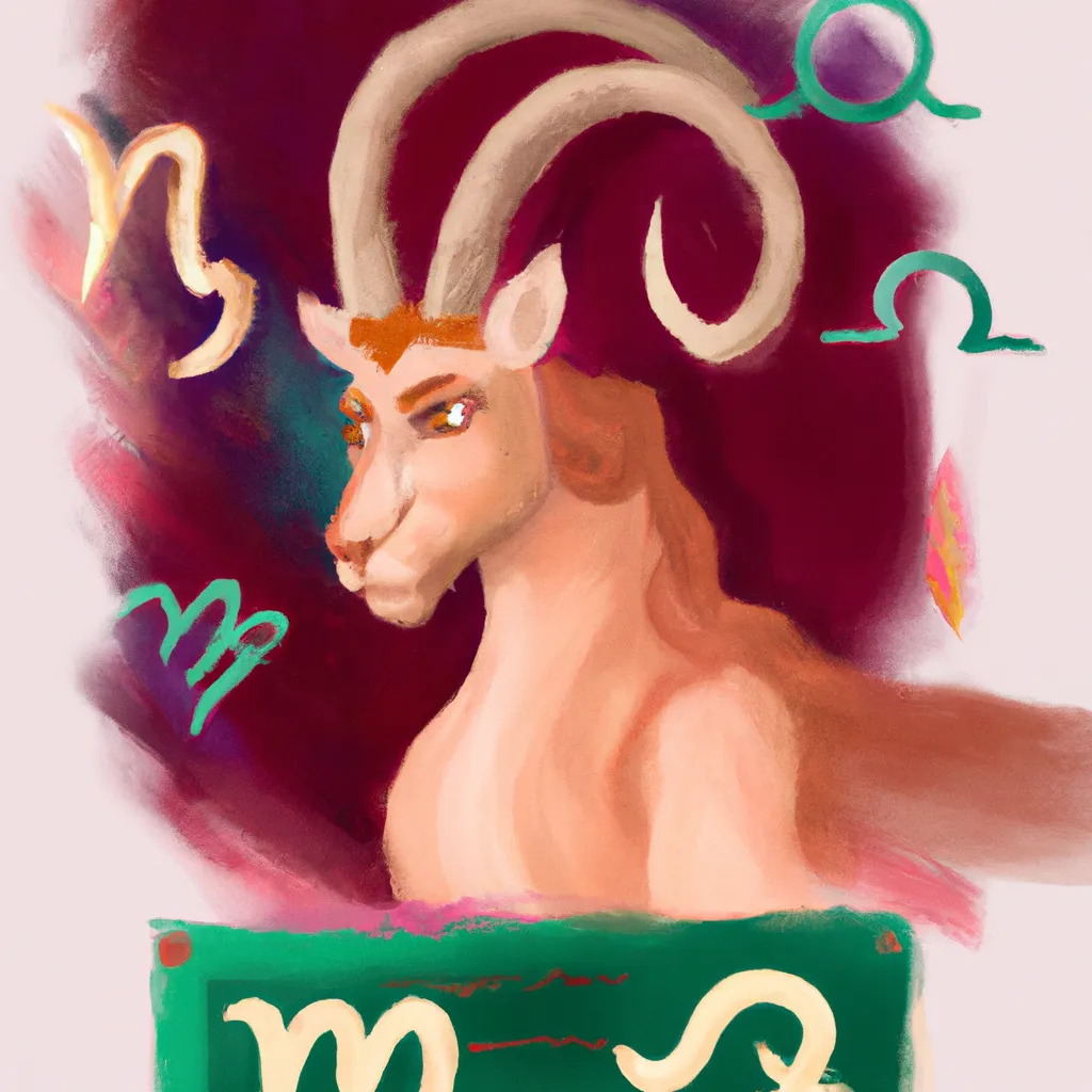 Ilustracao signo que combina com capricornio