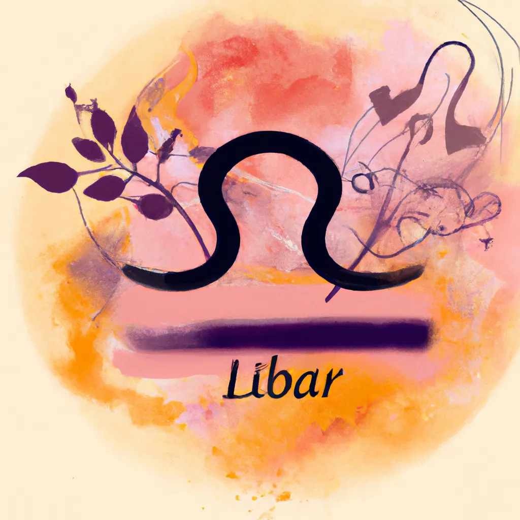 Ilustracao signo que combina com libra