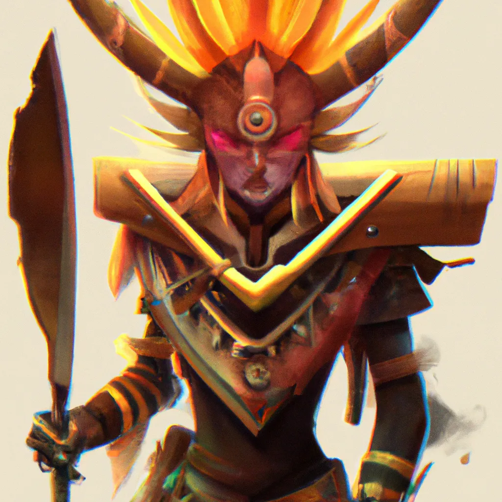 Ilustracao signo xama cantor