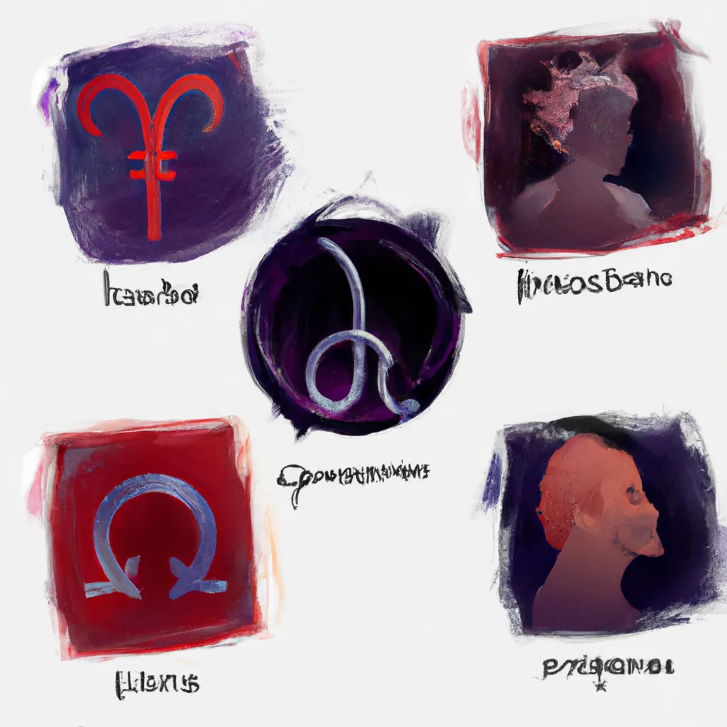 Ilustracao signos caracteristicas