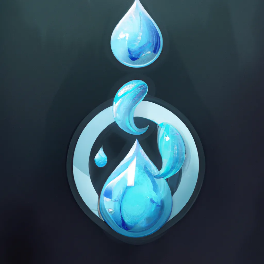 Ilustracao signos de agua