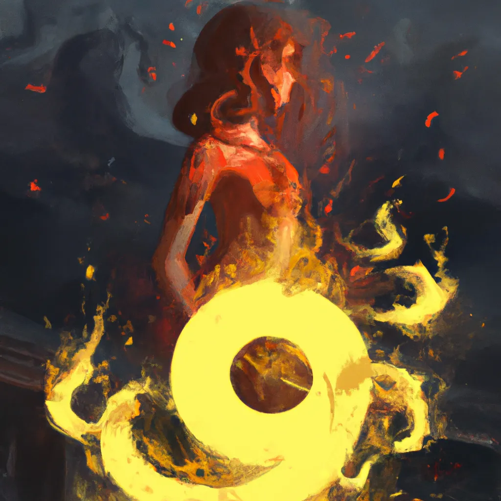 Ilustracao signos de fogo