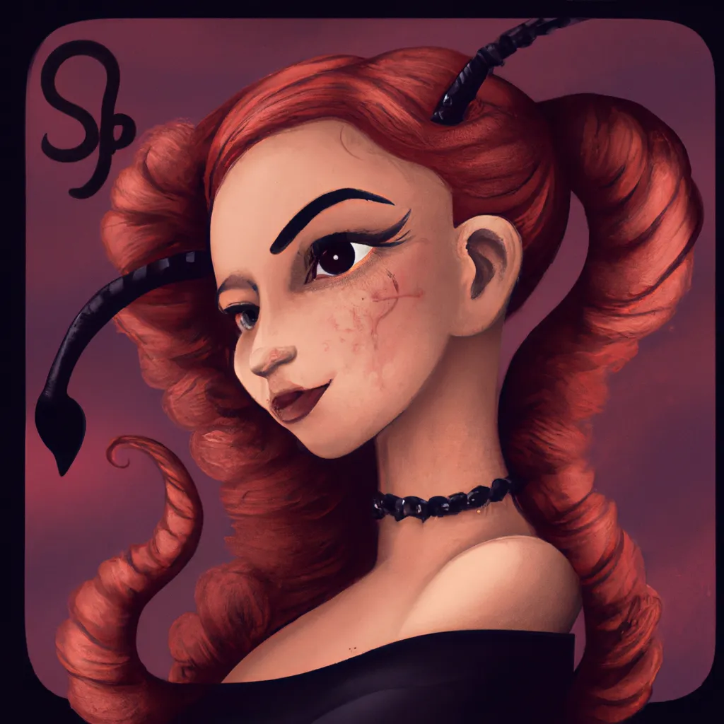 Ilustracao signos escorpiao