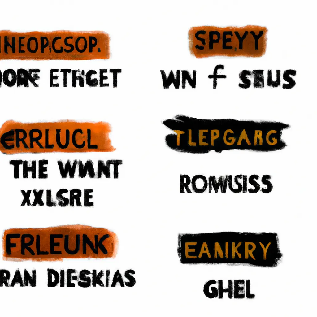 Ilustracao signos ingles