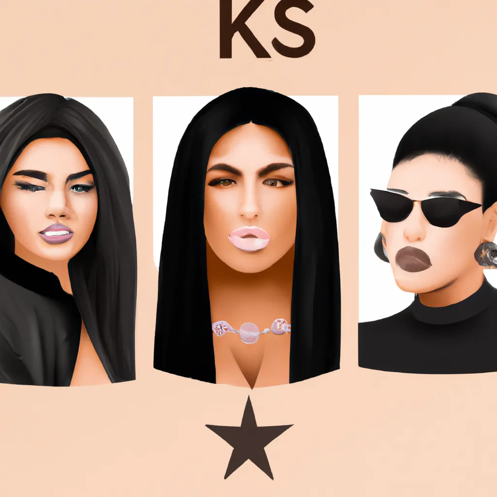 Descubra os Signos Kardashians: Quais são as Características dos Astros que Representam a Família Mais Famosa do Mundo? 7 Ilustracao signos kardashians