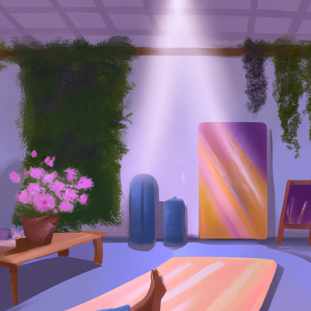 Ilustracao studio de yoga perto de mim