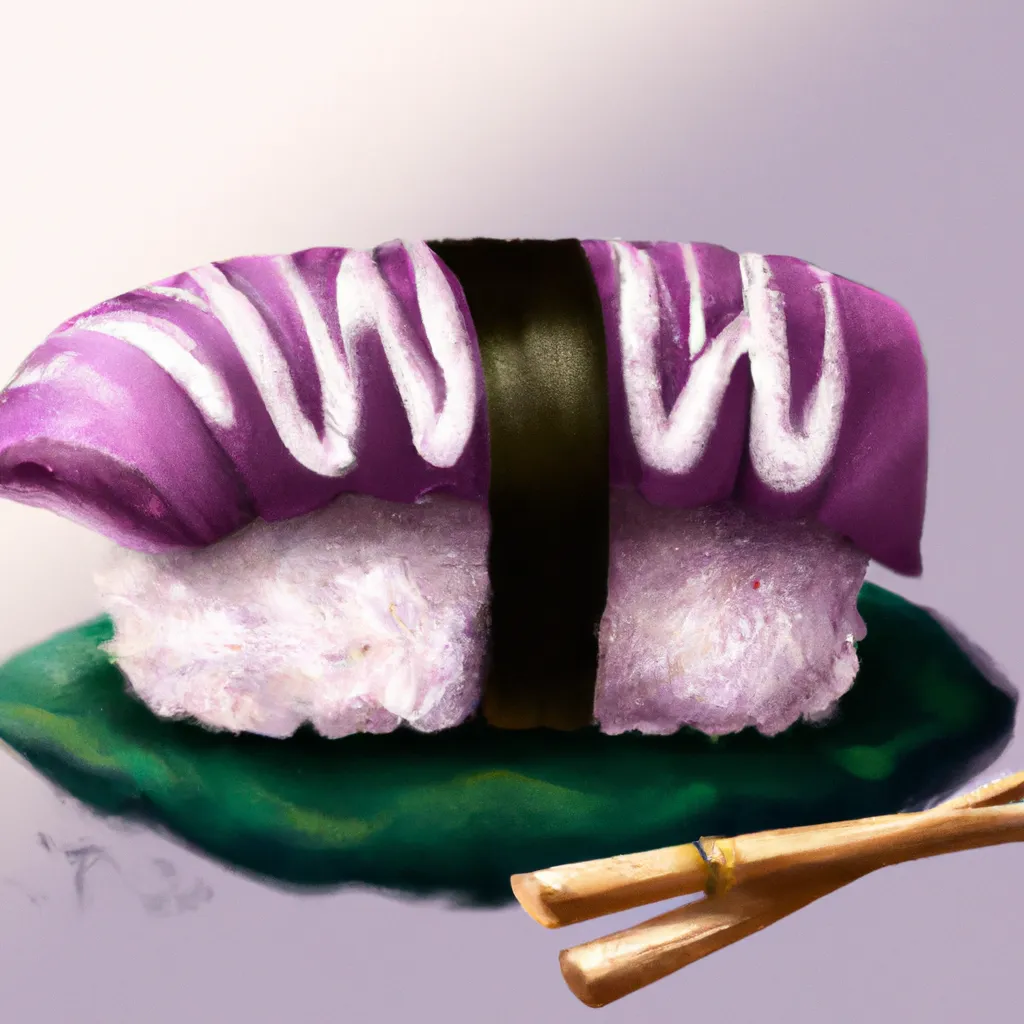 Descubra o Segredo do Tarô Sushi: A Deliciosa Receita Japonesa Que Está Fazendo Sucesso! 7 Ilustracao taro sushi