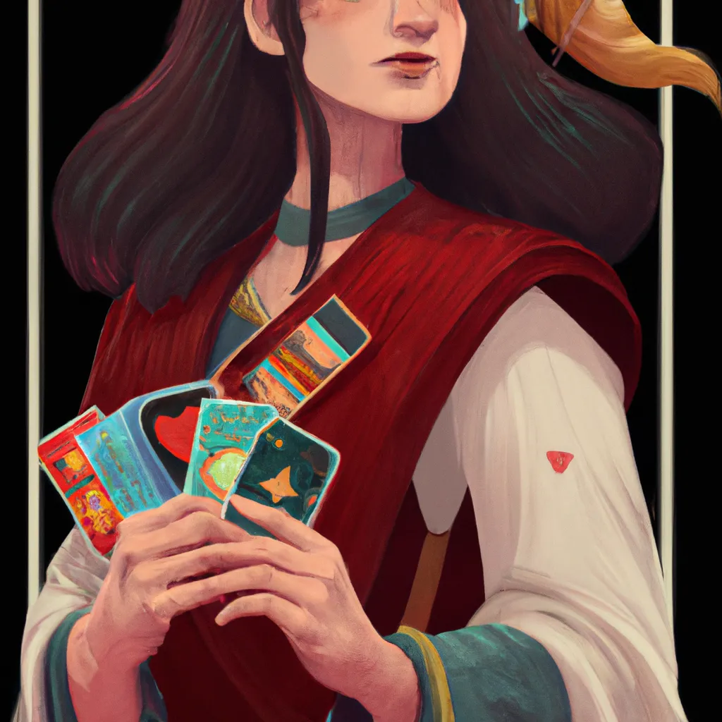 Ilustracao tarot cartas