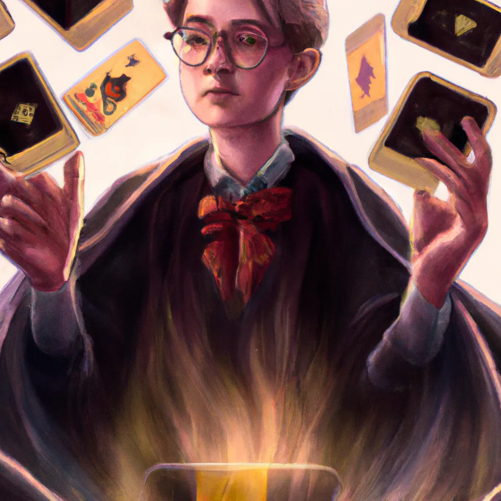 Ilustracao tarot harry potter