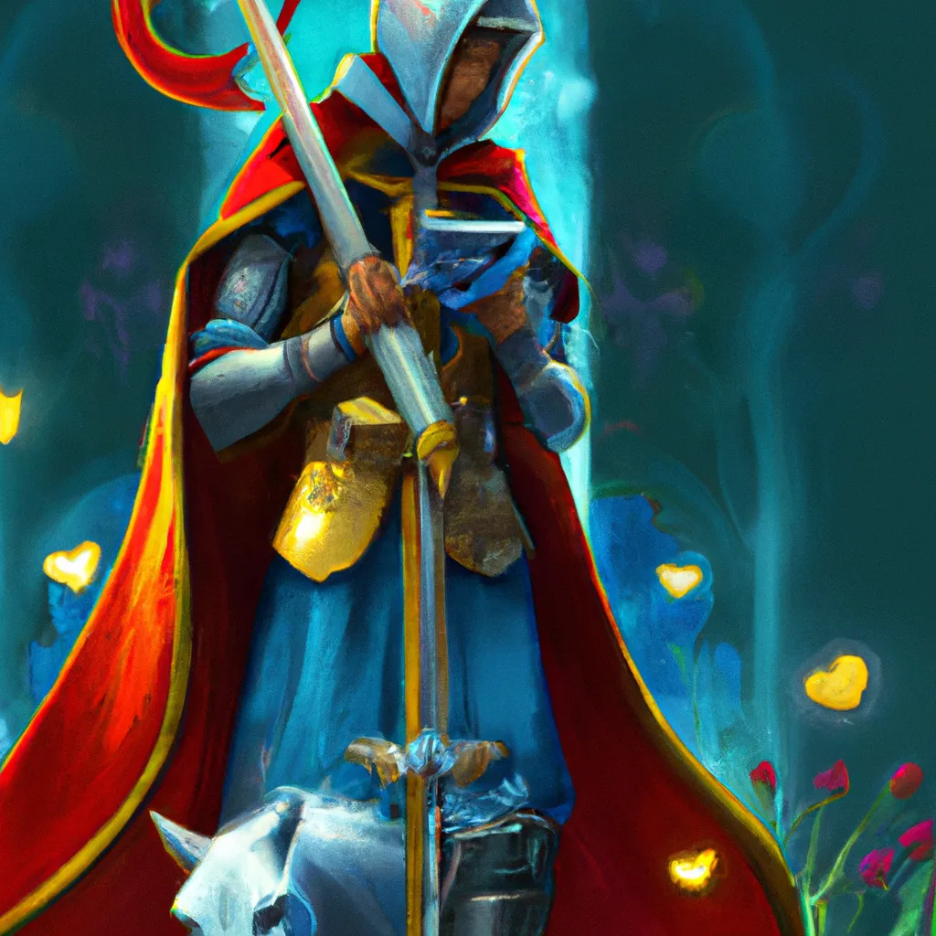 Ilustracao tarot knight of swords