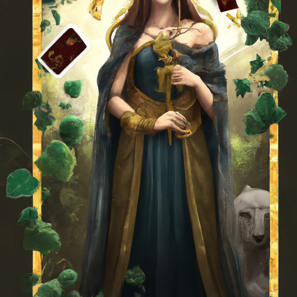Ilustracao tarot natura