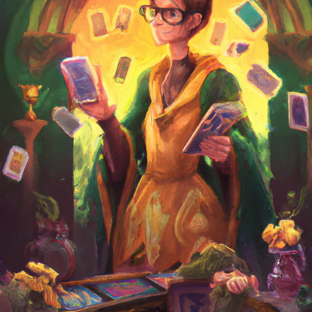 Ilustracao tarot nerd