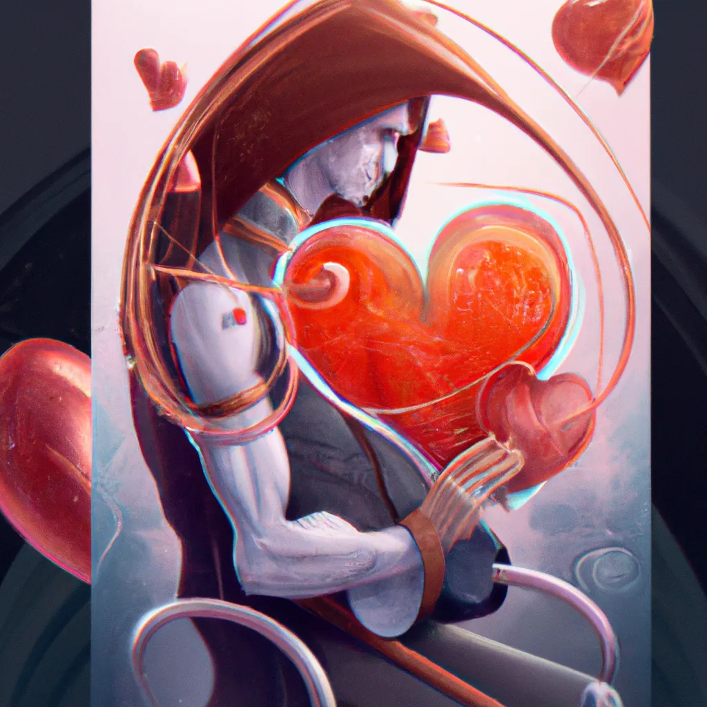 Ilustracao tarot no amor